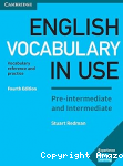 English Vocabulary in Use Pre-intermediate and Intermediate Book with Answers vignette
